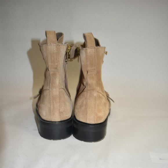 ALLSAINTS Donita Suede Combat Boot Tan Brown 41 EU 11 US - Picture 7 of 9